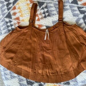 Anthropologie Copper Sleeveless Top
